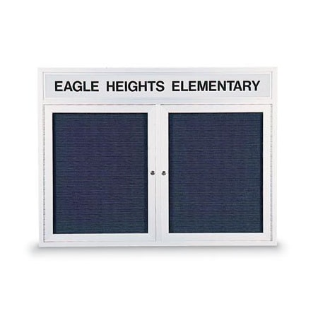 Double Door Enclosed Indoor Letterboard